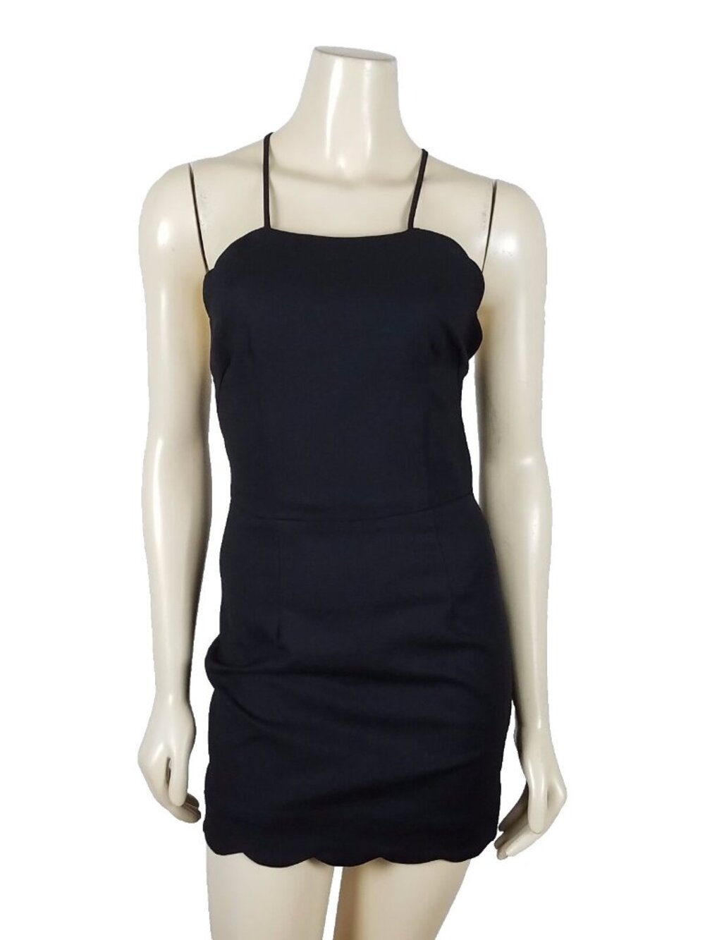 TOBI black Spaghetti Strap open back Micro Mini Black dress size S/P